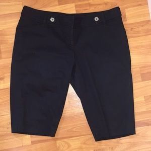 Michael Kors | Black Bermuda Length Shorts